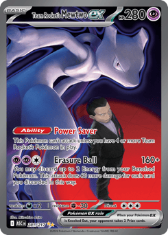 Team Rocket's Mewtwo ex 281/217